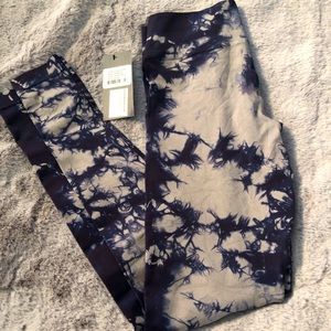 NWT NUX And tie-dyed yoga pants